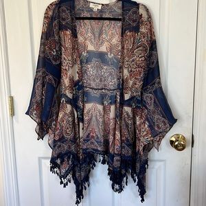 Gorgeous Umgee Sheer Kimono/Jacket